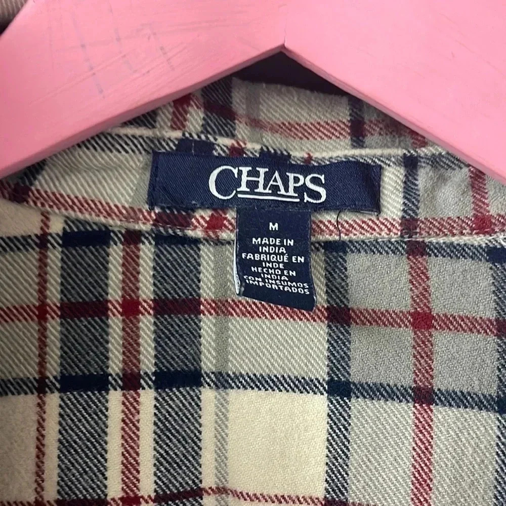 Chaps Flannel Jacket M - Picture 3 of 3